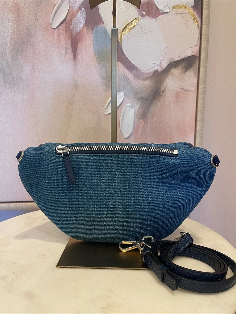 Tory Burch Willa Denim Belt Bag